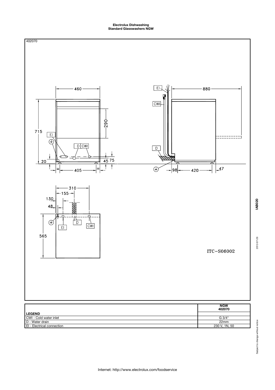 Electrolux 402070 User Manual | Page 3 / 4