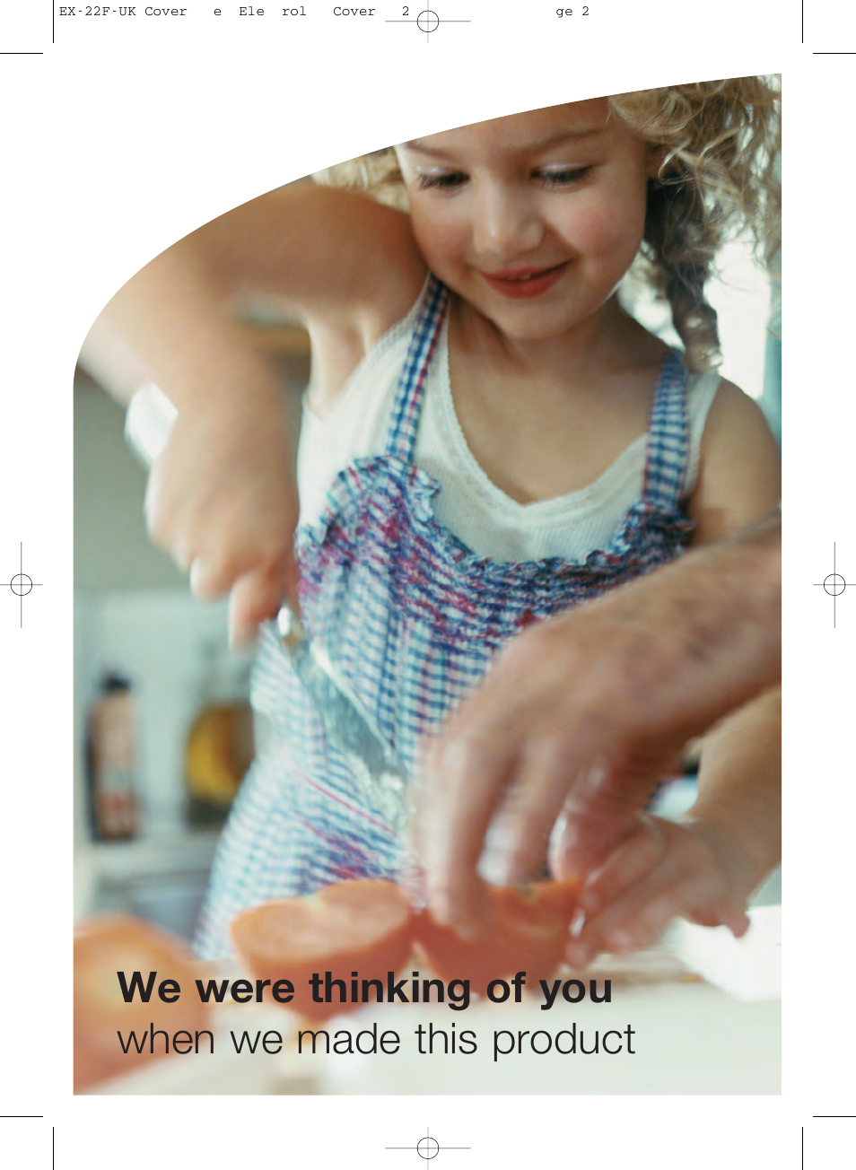We were thinking of you when we made this product | Electrolux EMS17206 User Manual | Page 2 / 44