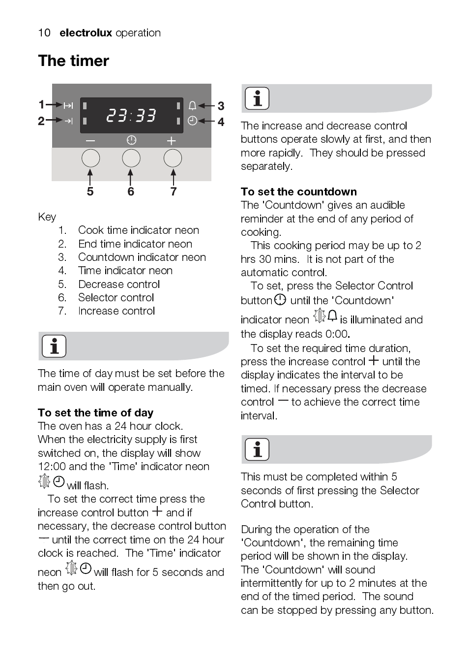 Electrolux | Electrolux EOD43102 User Manual | Page 10 / 48