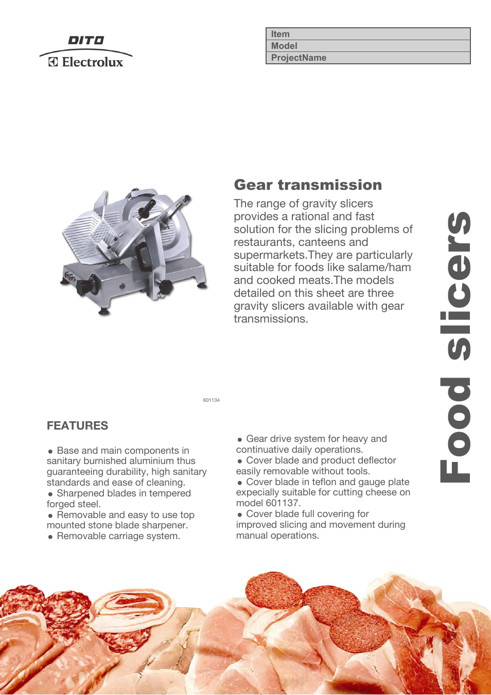 Electrolux Dito 601134 User Manual | 3 pages