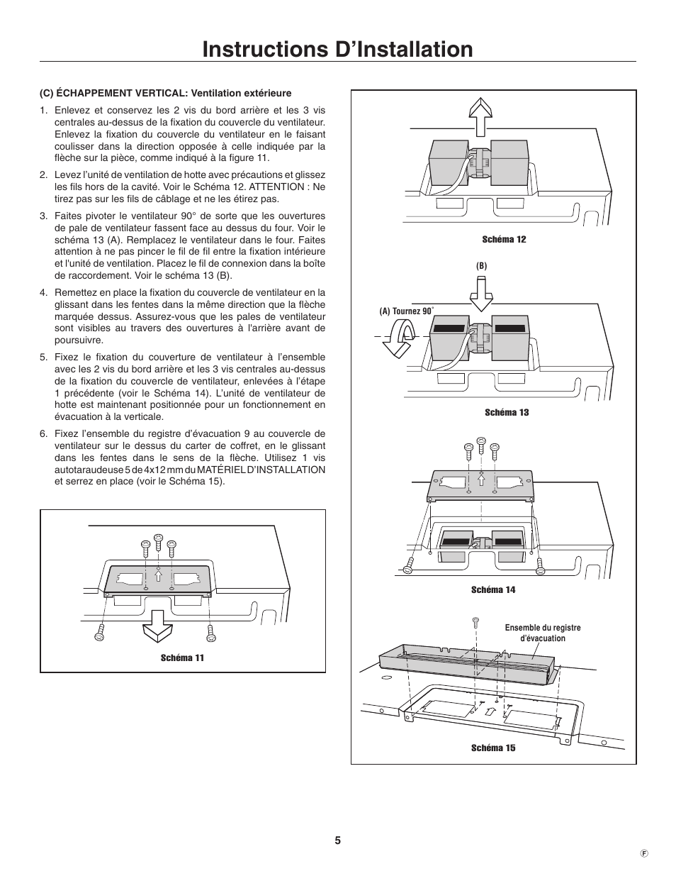 Instructions d’installation | Electrolux TINSEB484MRR0 User Manual | Page 21 / 24