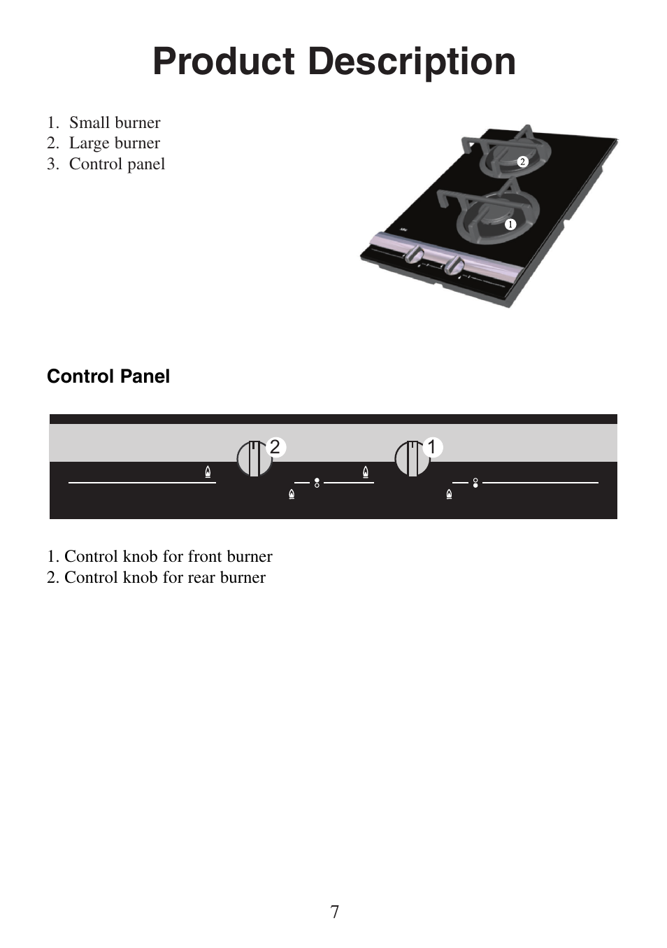 Product description | Electrolux FM 4300G-an User Manual | Page 7 / 32