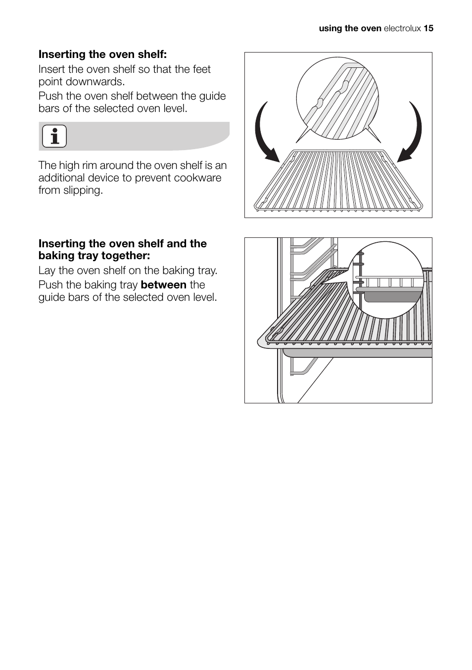 Electrolux Built-In Electric EOB51000 User Manual | Page 15 / 56