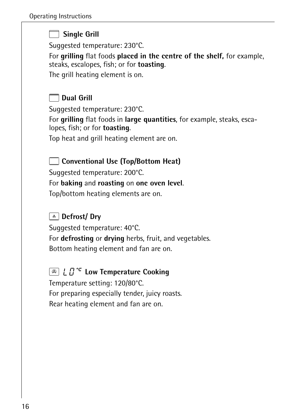 Electrolux B8920 User Manual | Page 16 / 76