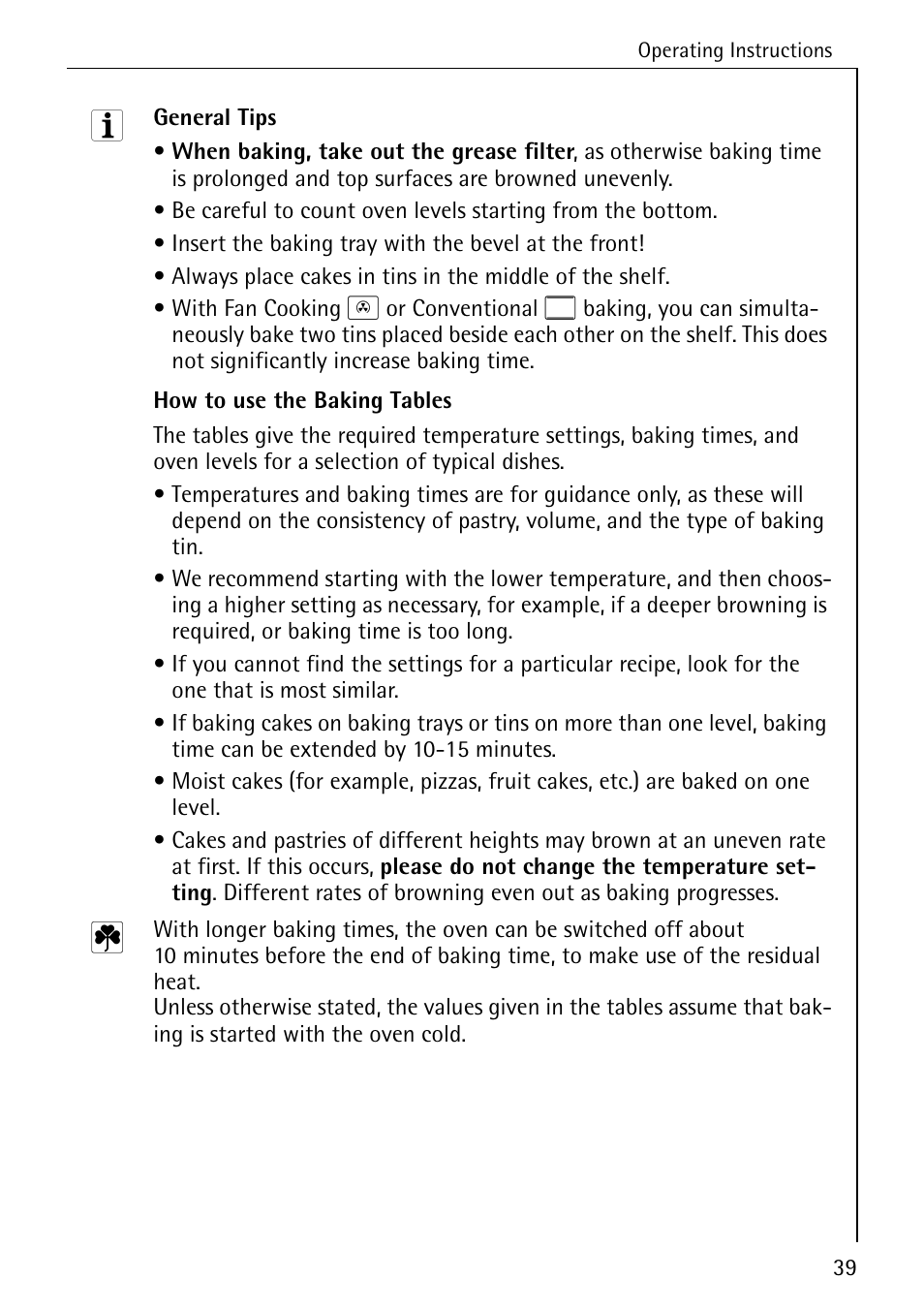 Electrolux B8920 User Manual | Page 39 / 76