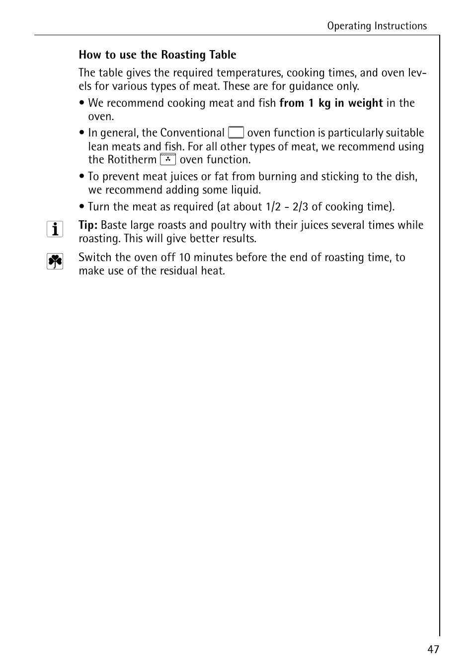 Electrolux B8920 User Manual | Page 47 / 76