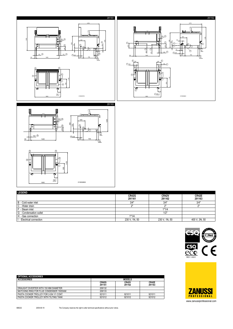Zanussi | Electrolux CR42E User Manual | Page 2 / 2