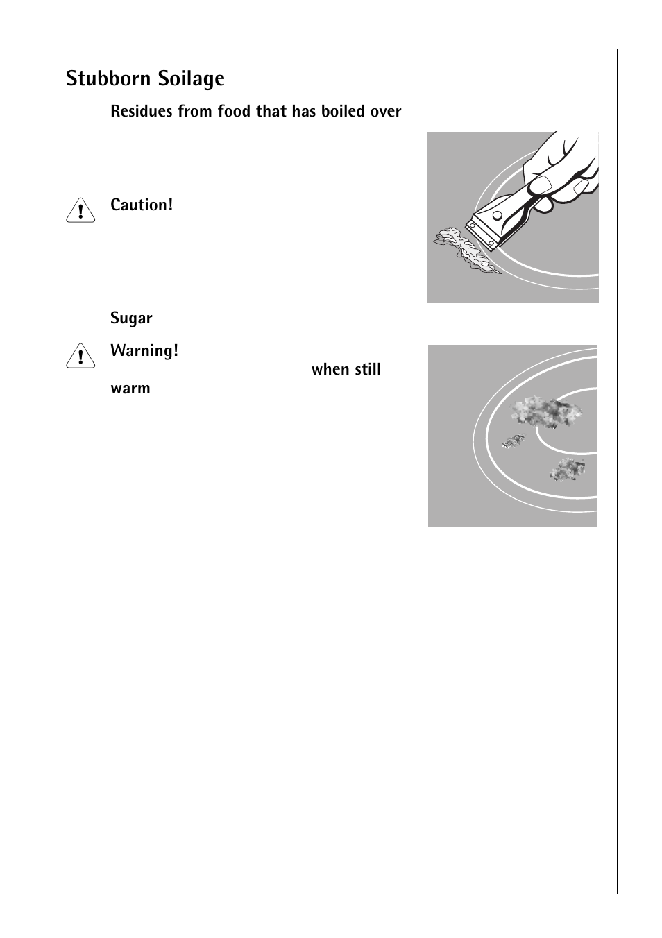 Stubborn soilage | Electrolux 65300 K User Manual | Page 25 / 40