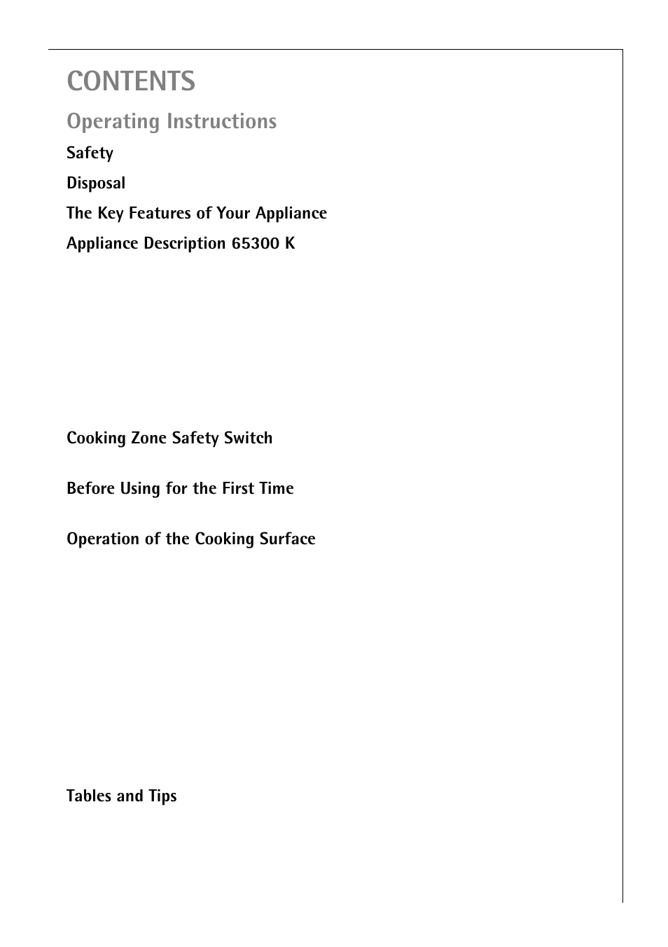 Electrolux 65300 K User Manual | Page 3 / 40