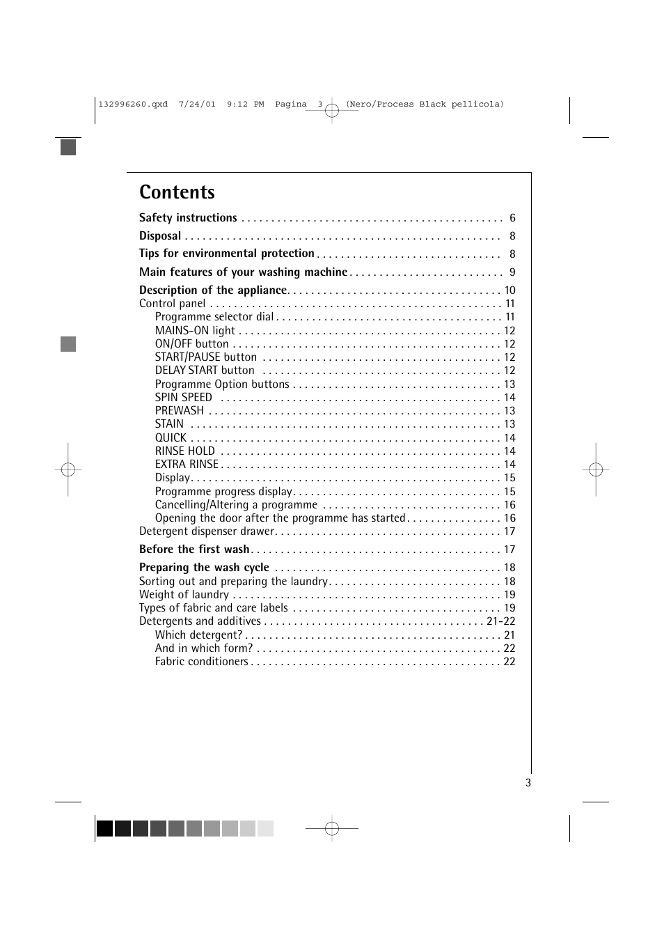 Electrolux 10500 VI User Manual | Page 3 / 52