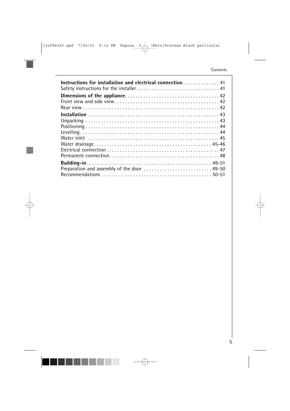 Electrolux 10500 VI User Manual | Page 5 / 52