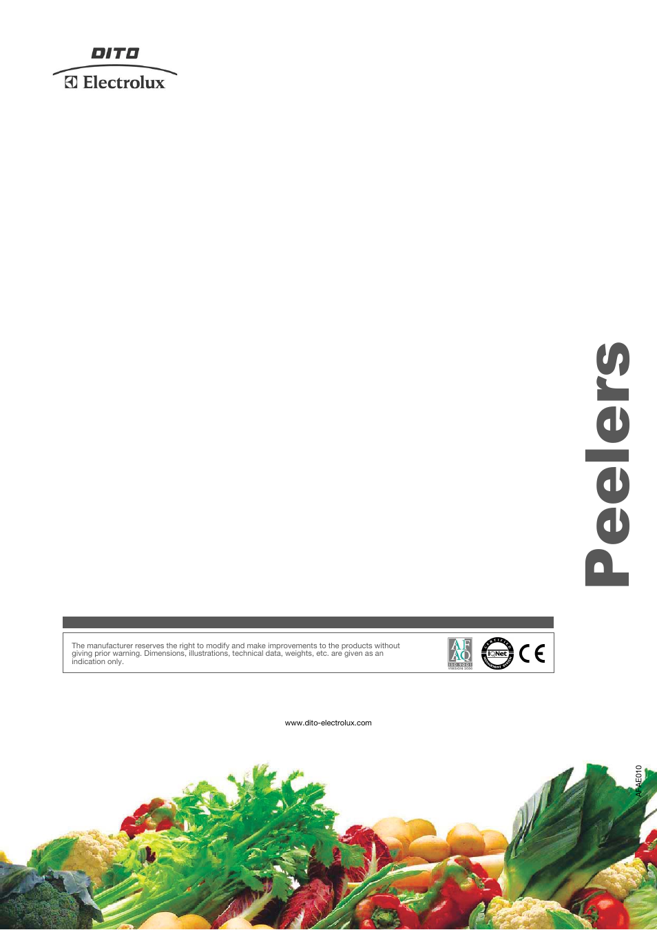 Peelers | Electrolux T25E User Manual | Page 4 / 4