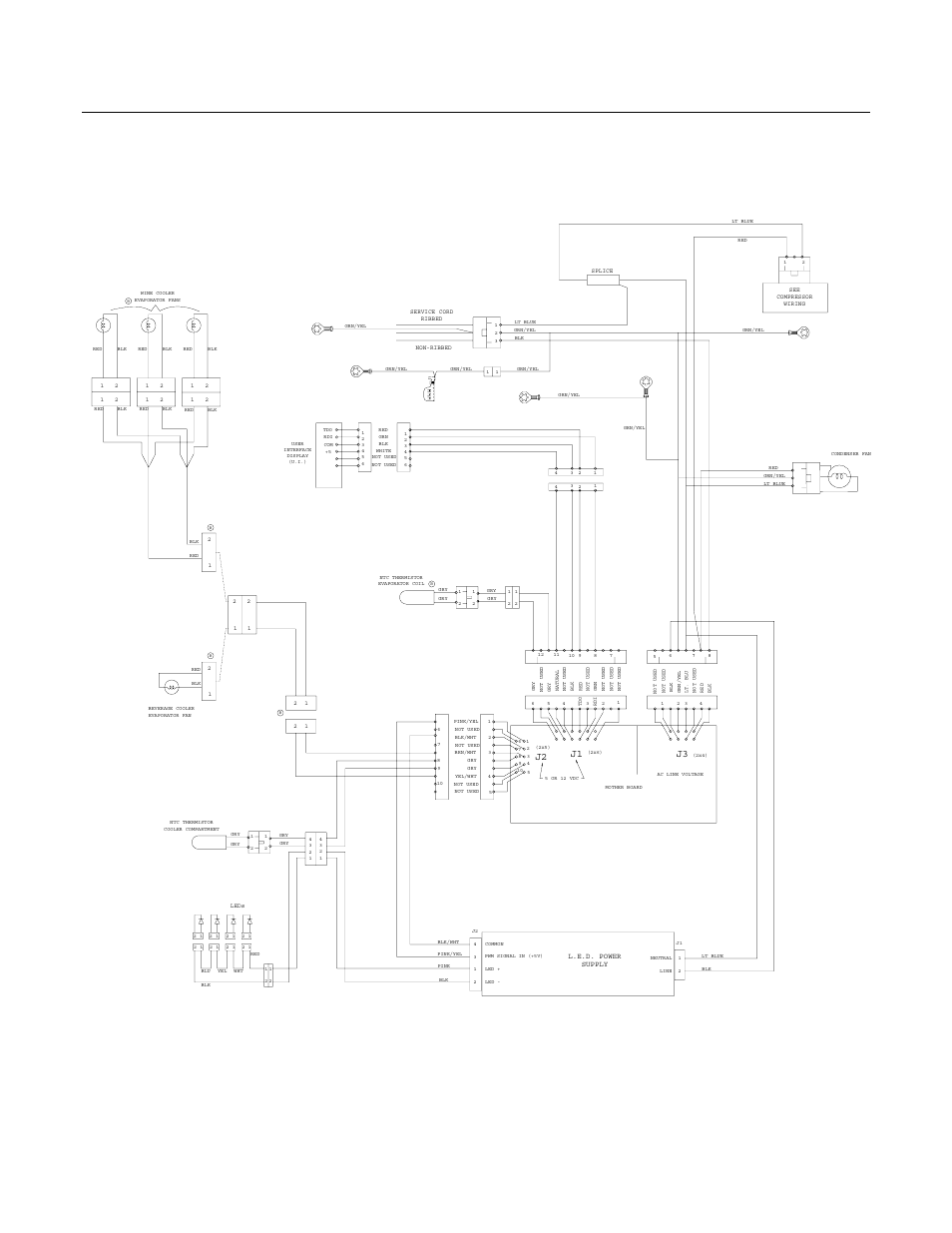 Wiring diagram, Non-illustrated parts | Electrolux E24WC75H User Manual | Page 11 / 11