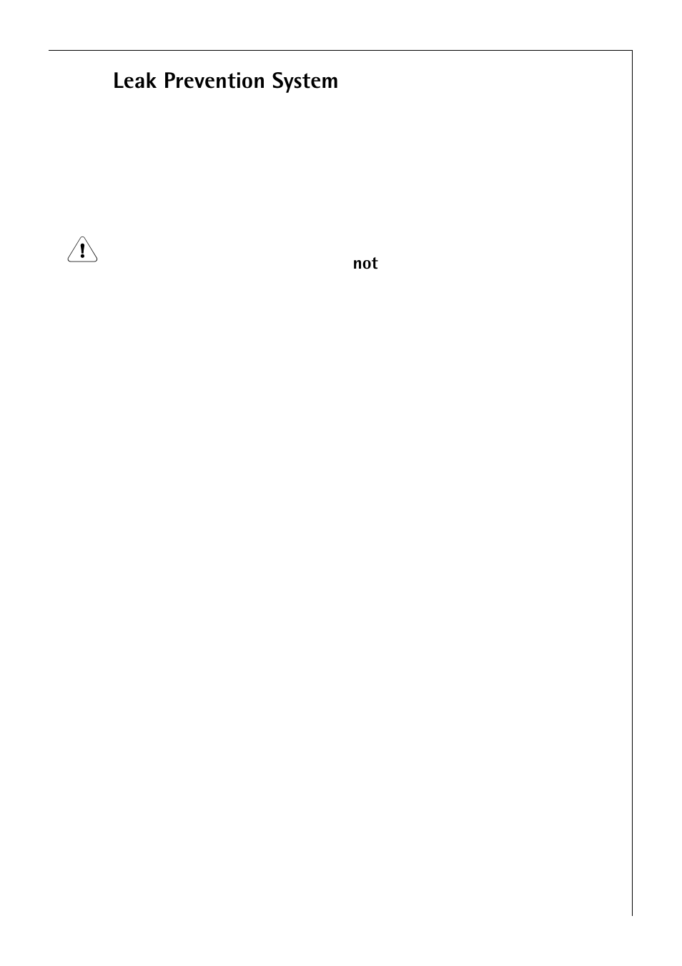 Leak prevention system | Electrolux 50750 i User Manual | Page 35 / 40