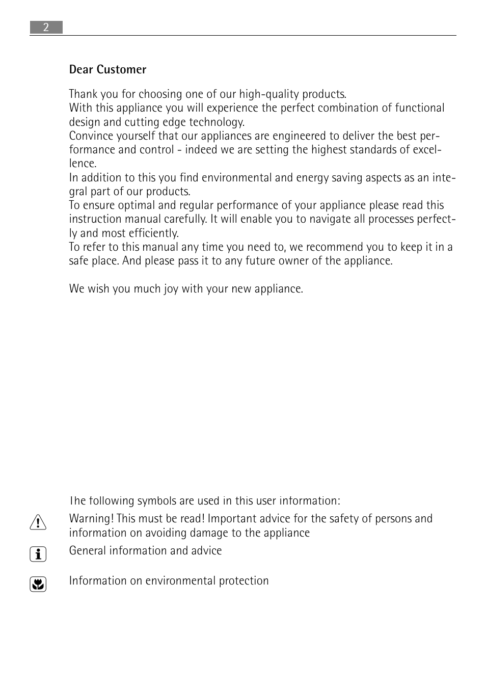 Electrolux E4431-5 User Manual | Page 2 / 68