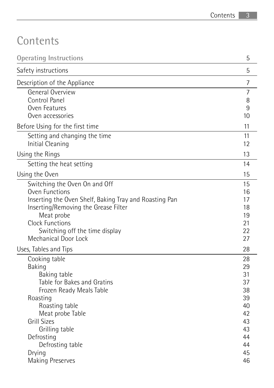 Electrolux E4431-5 User Manual | Page 3 / 68