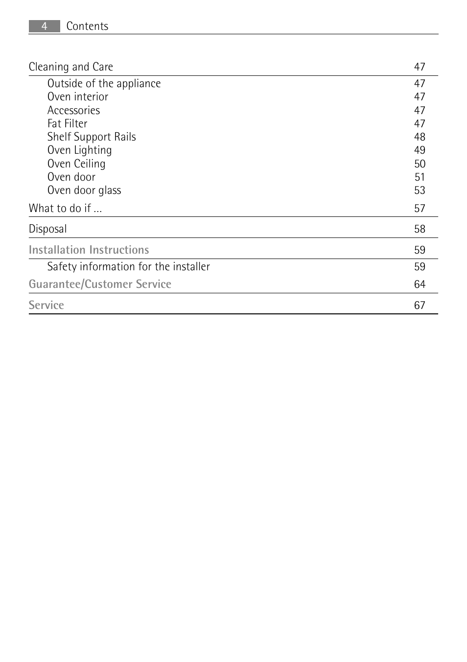 Electrolux E4431-5 User Manual | Page 4 / 68