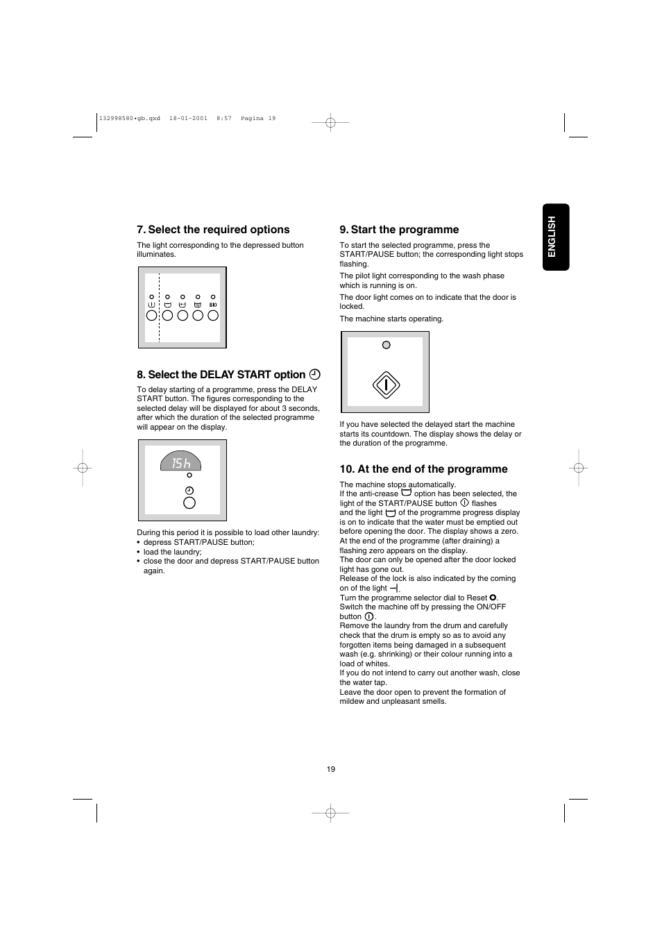 Electrolux EW 1677 F User Manual | Page 19 / 25