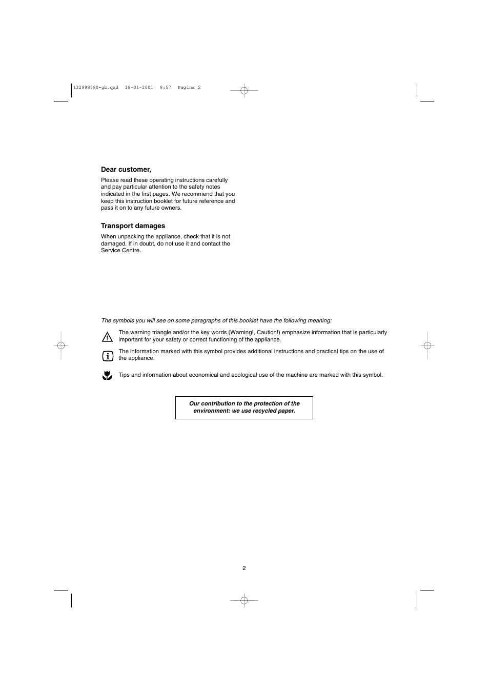 Electrolux EW 1677 F User Manual | Page 2 / 25