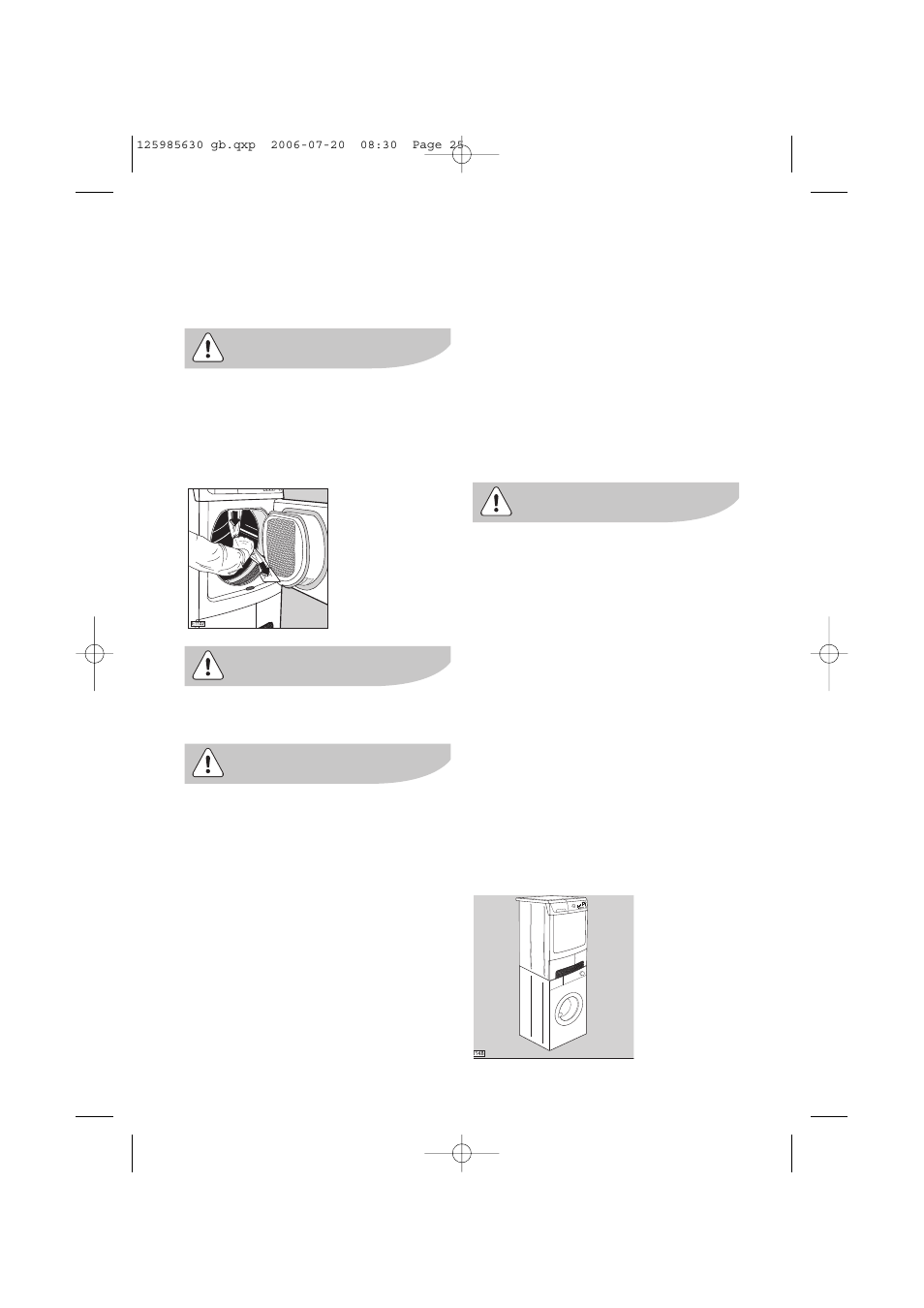 Installation | Electrolux EDC 77150W User Manual | Page 25 / 31