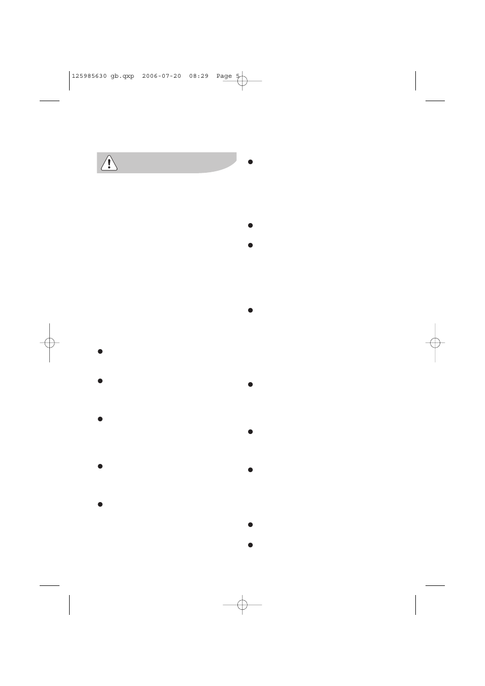 Safety information | Electrolux EDC 77150W User Manual | Page 5 / 31