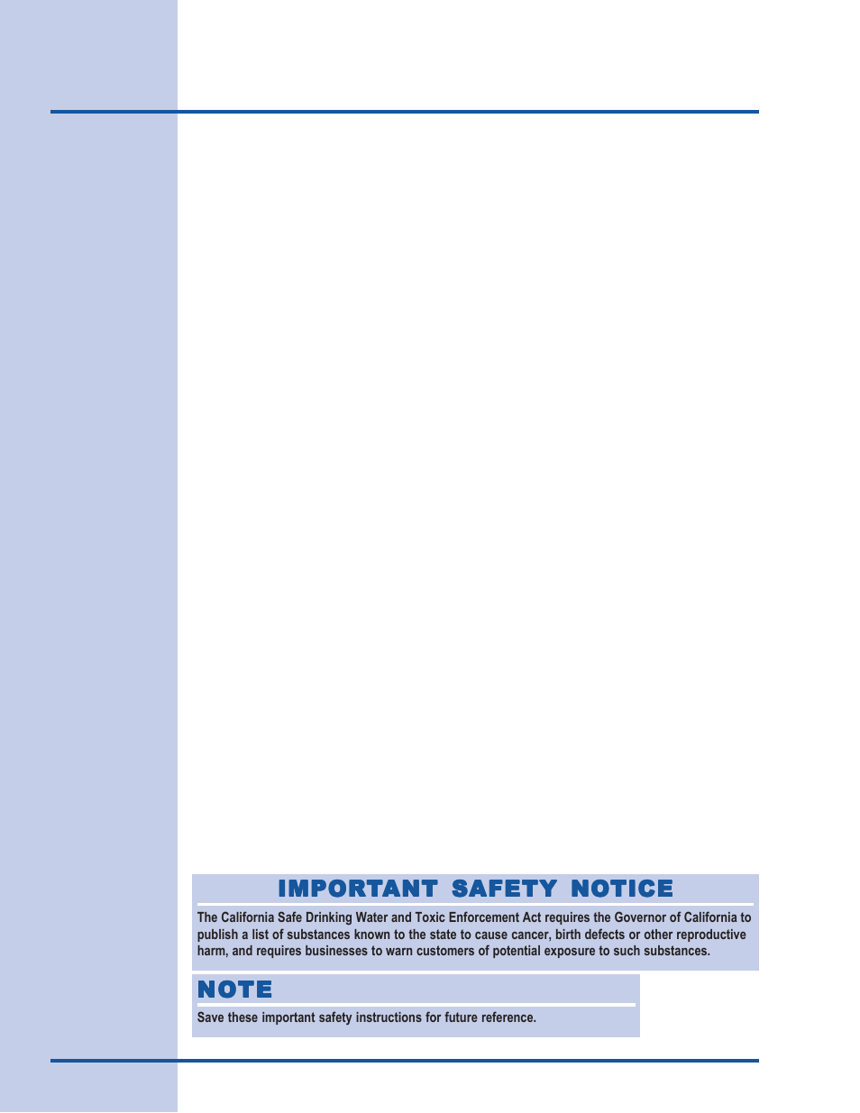 Safety | Electrolux E36EC75HSS User Manual | Page 6 / 20