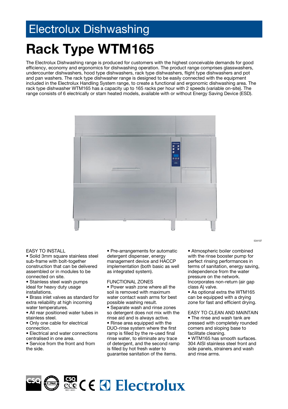 Electrolux 534106 User Manual | 6 pages