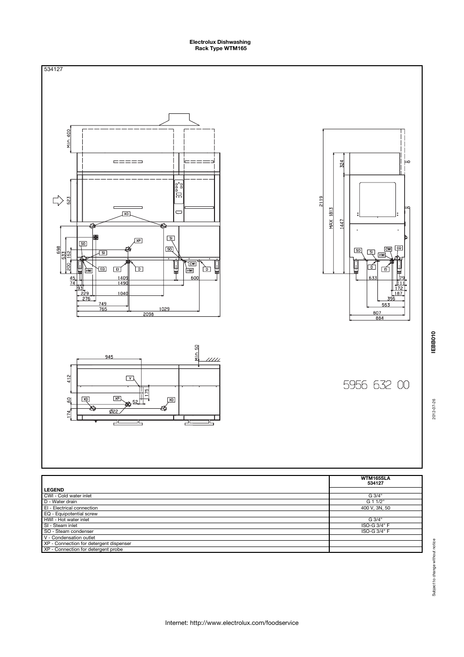 Electrolux 534106 User Manual | Page 6 / 6