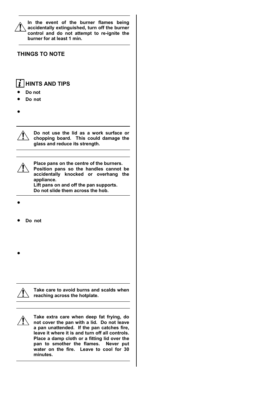 Hints and tips | Electrolux D77000GF User Manual | Page 11 / 44