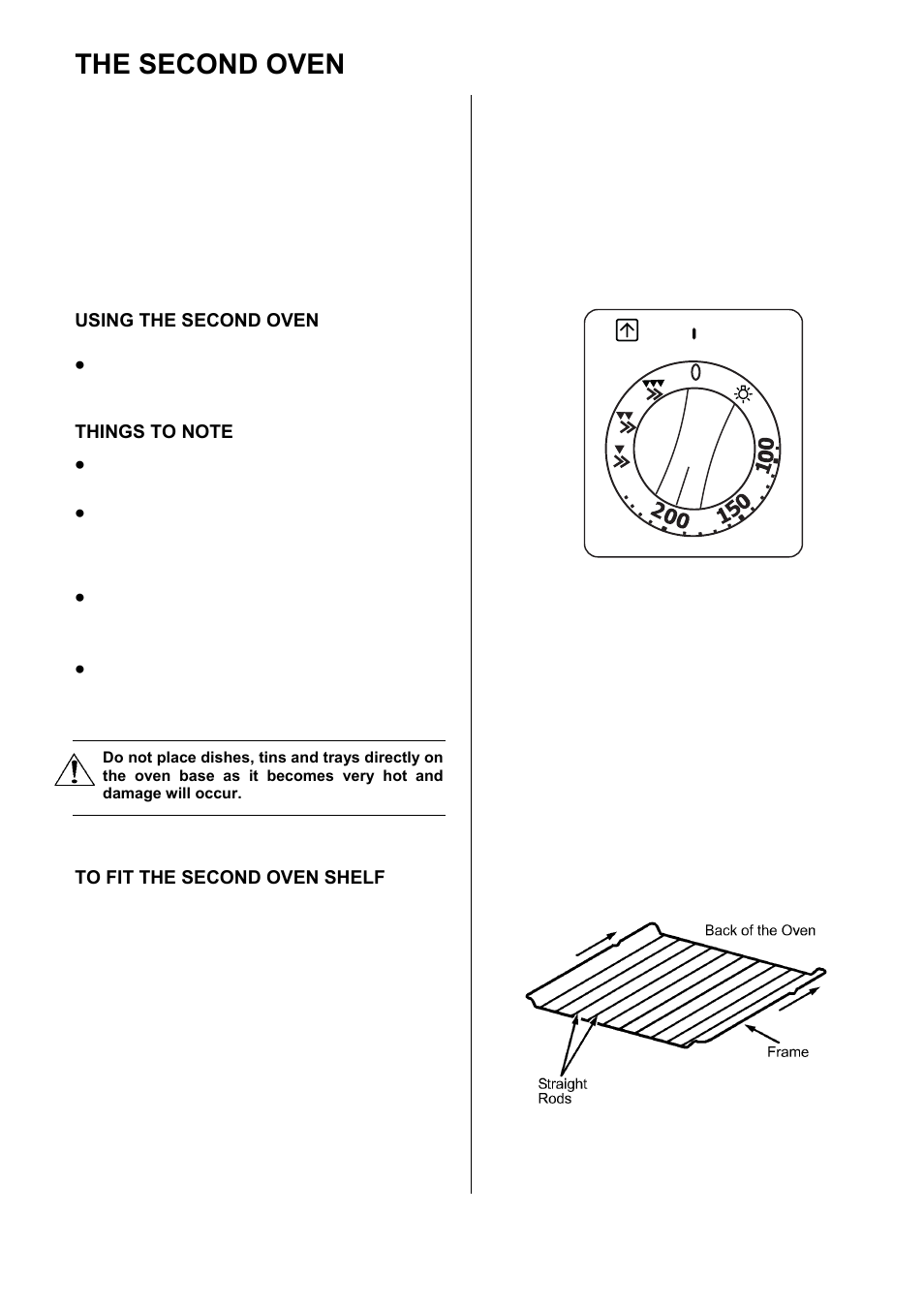The second oven | Electrolux D77000GF User Manual | Page 14 / 44