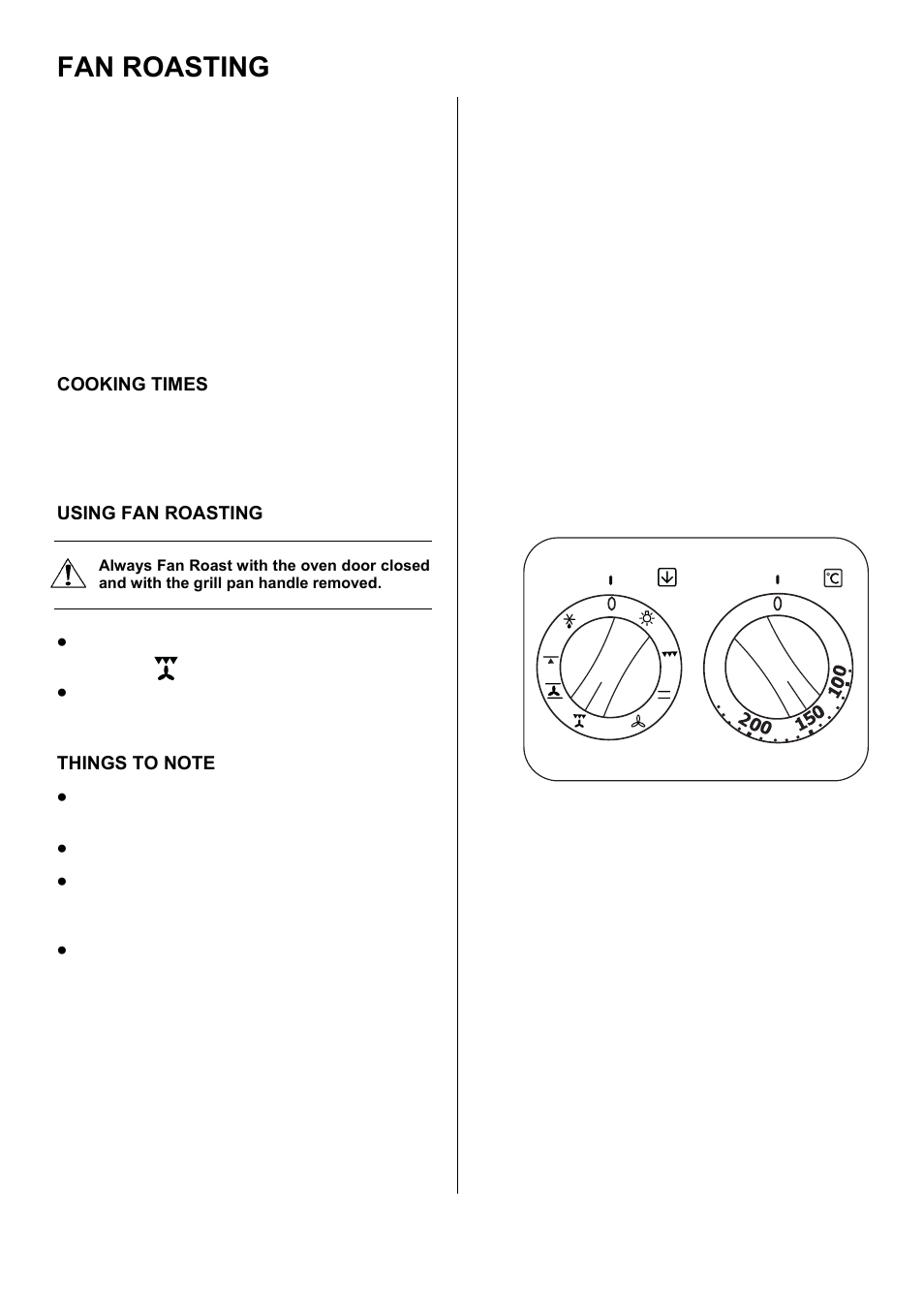 Fan roasting | Electrolux D77000GF User Manual | Page 25 / 44