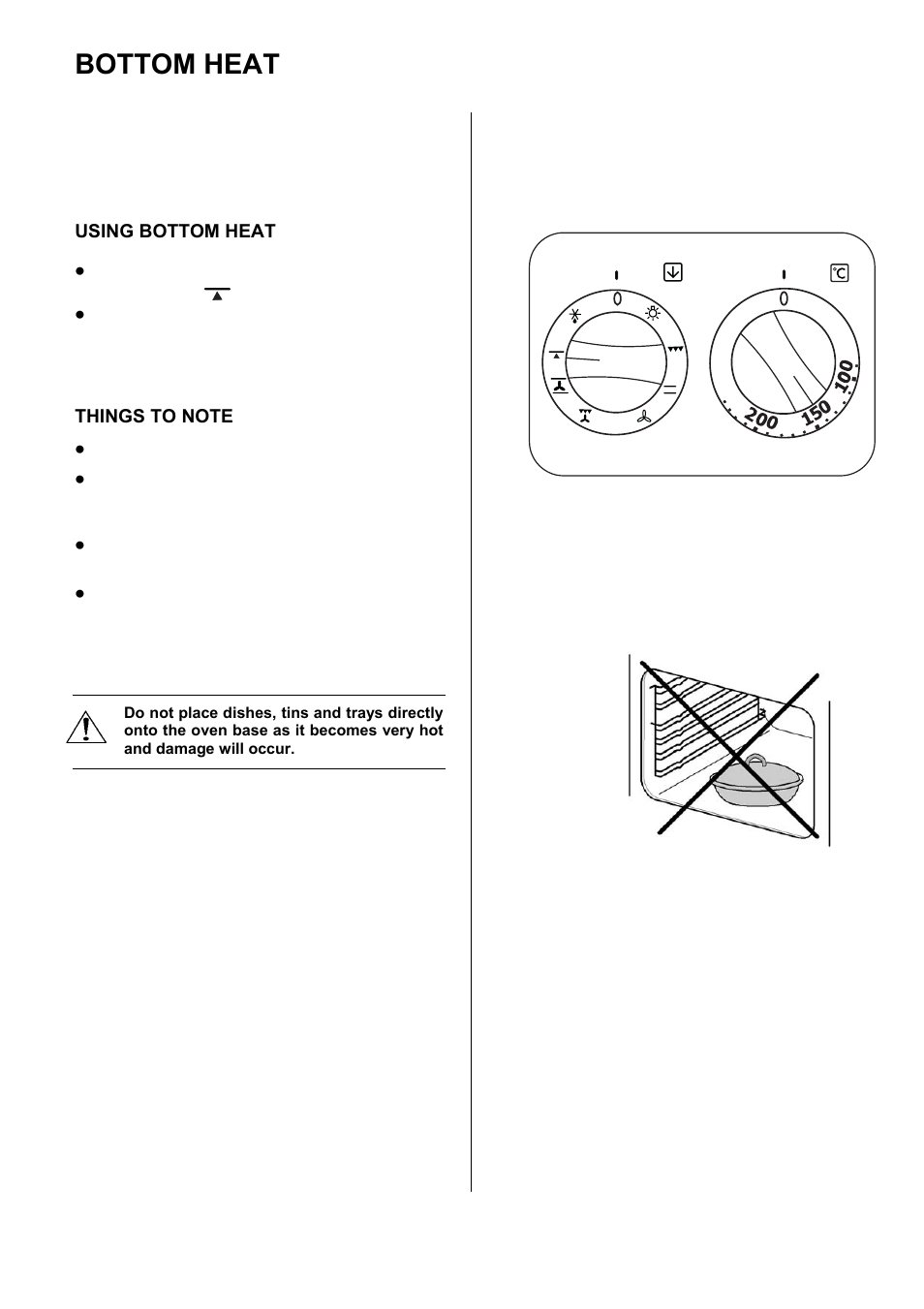Bottom heat | Electrolux D77000GF User Manual | Page 28 / 44