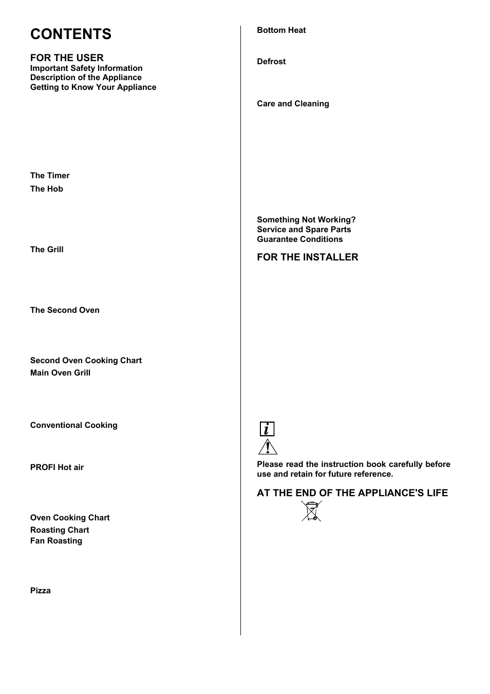 Electrolux D77000GF User Manual | Page 3 / 44