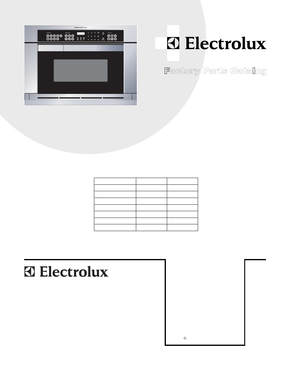 Electrolux E30MO75HP User Manual | 10 pages