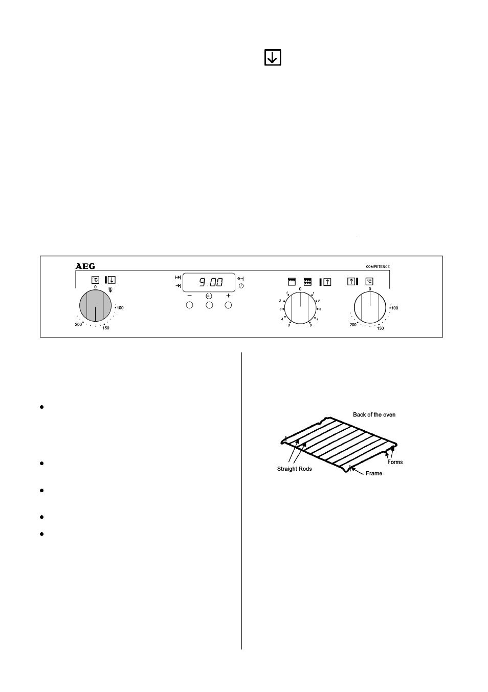 The main fan oven | Electrolux D2160-1 User Manual | Page 17 / 40