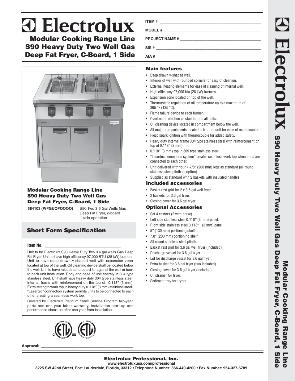 Electrolux 584103 User Manual | 2 pages