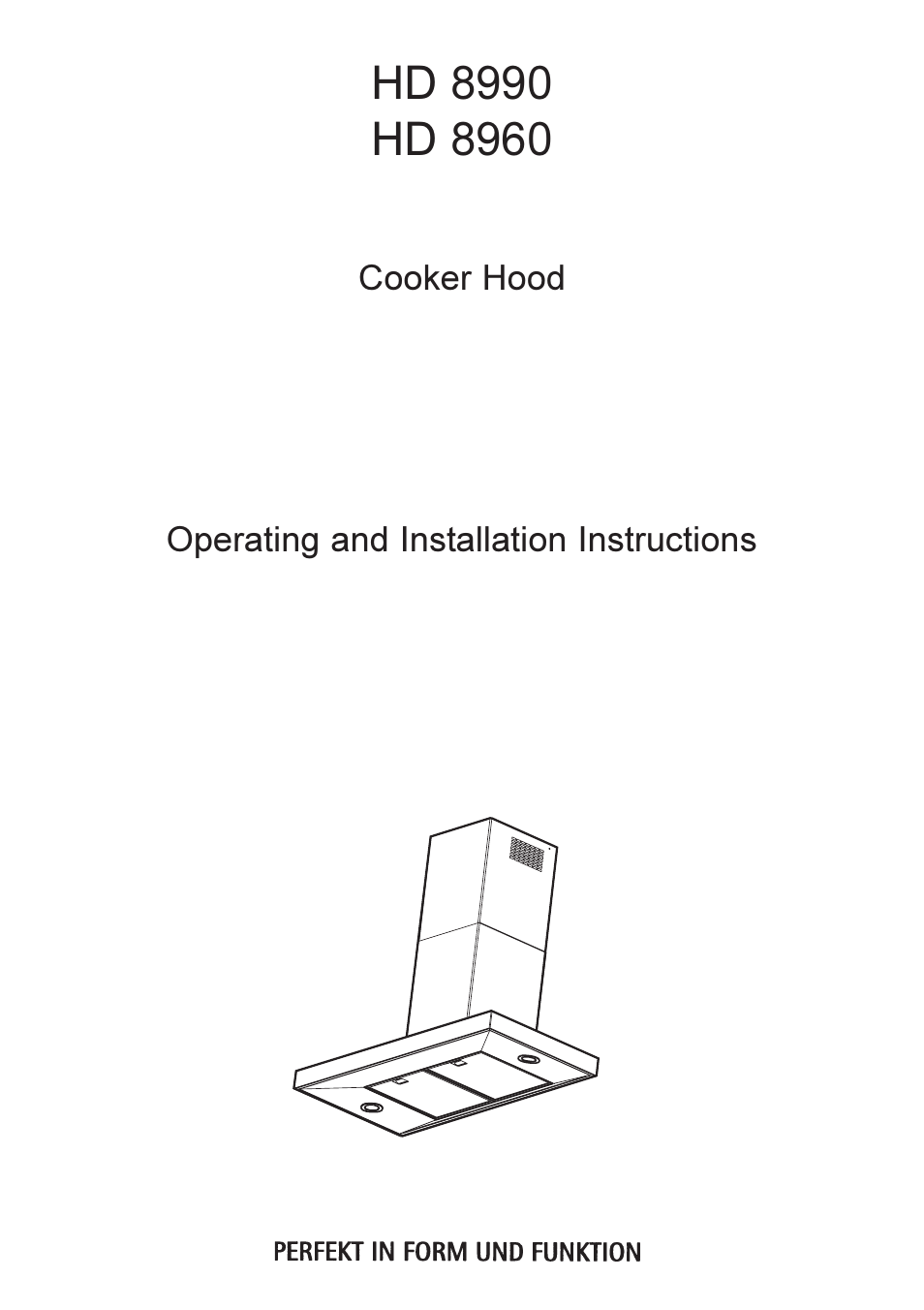 Electrolux HD 8990 User Manual | 20 pages