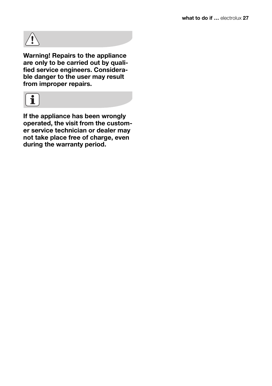 Electrolux EHS 36020 U User Manual | Page 27 / 44
