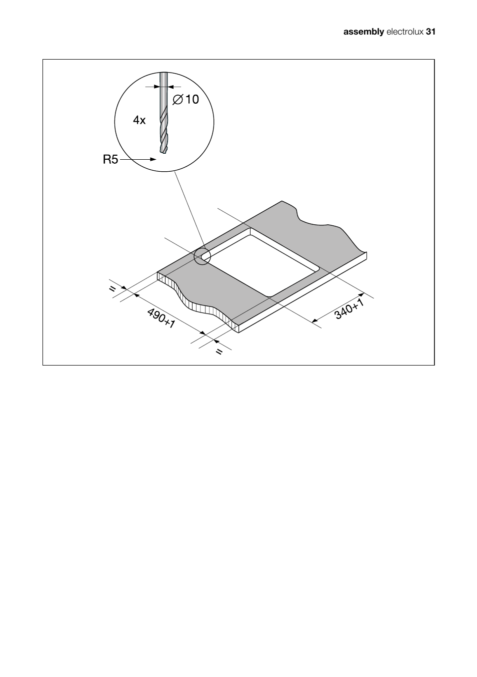 Assembly electrolux 31 | Electrolux EHS 36020 U User Manual | Page 31 / 44