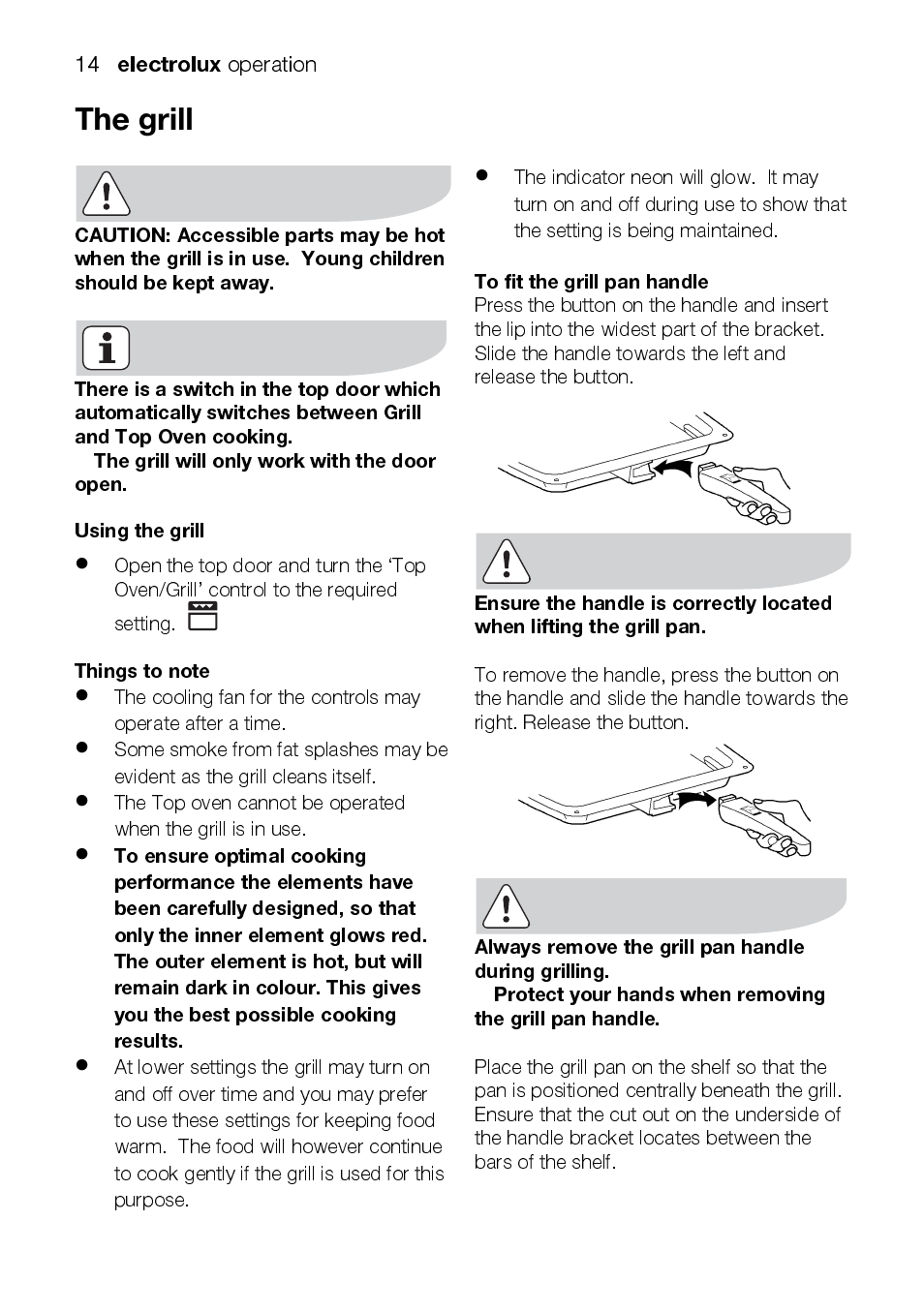 Electrolux | Electrolux EKC5045 User Manual | Page 14 / 44