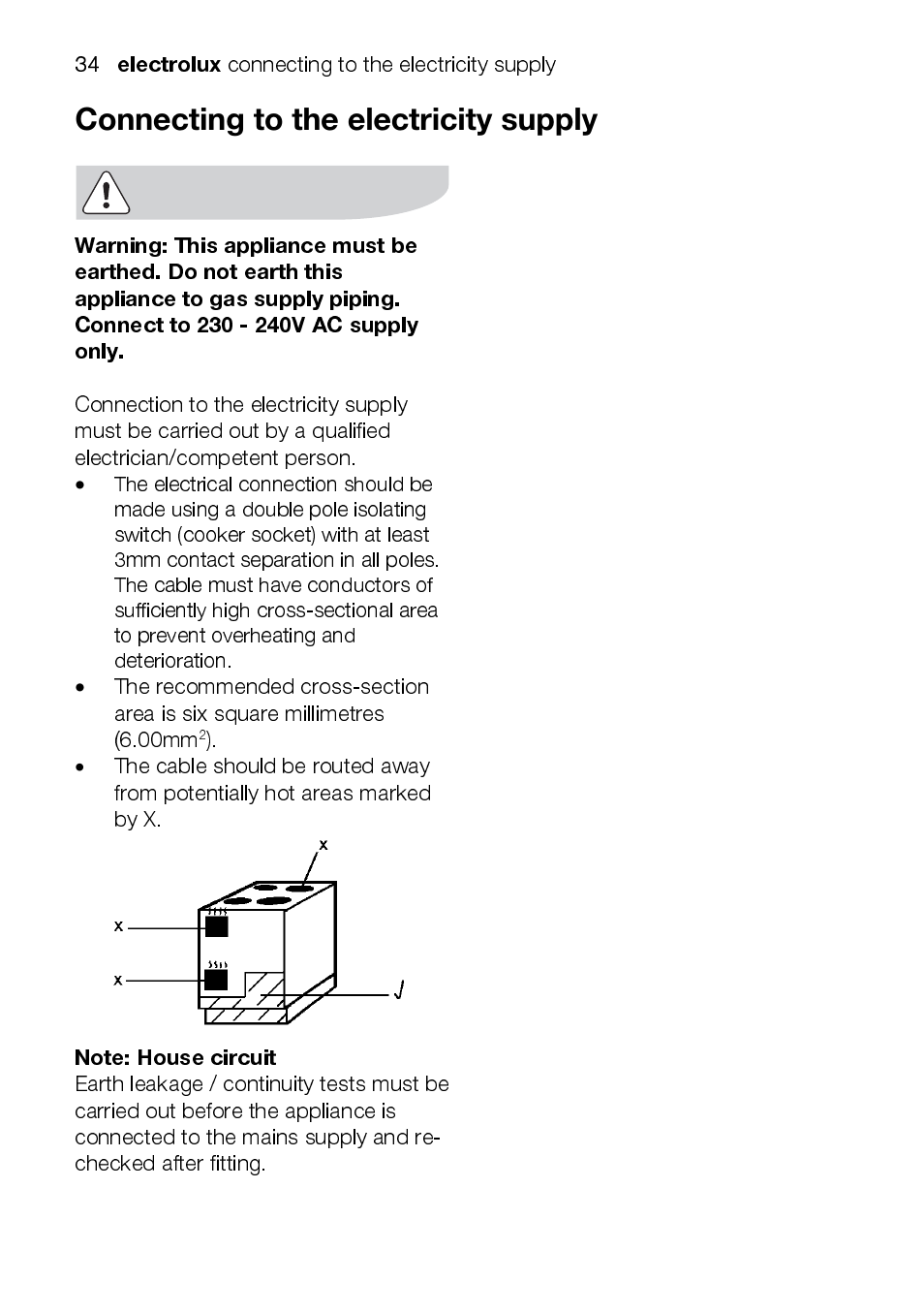 Electrolux | Electrolux EKC5045 User Manual | Page 34 / 44