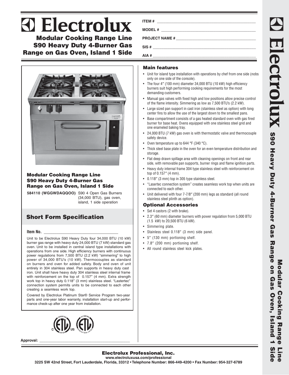 Electrolux WGGWDAQQOO User Manual | 2 pages