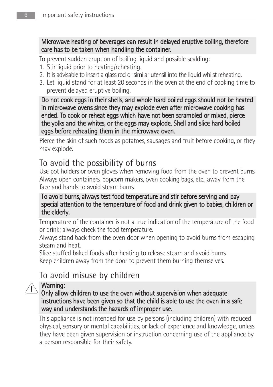 Electrolux MCD1762E User Manual | Page 6 / 44