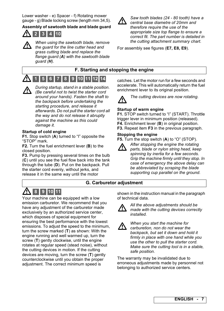 Electrolux B 522X BP User Manual | Page 10 / 13