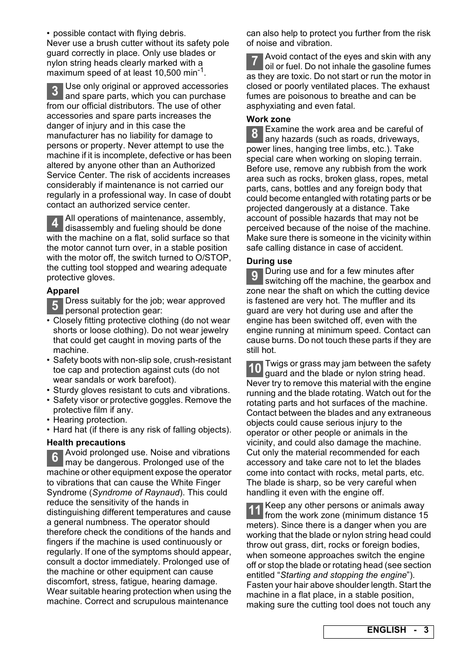 Electrolux B 522X BP User Manual | Page 6 / 13