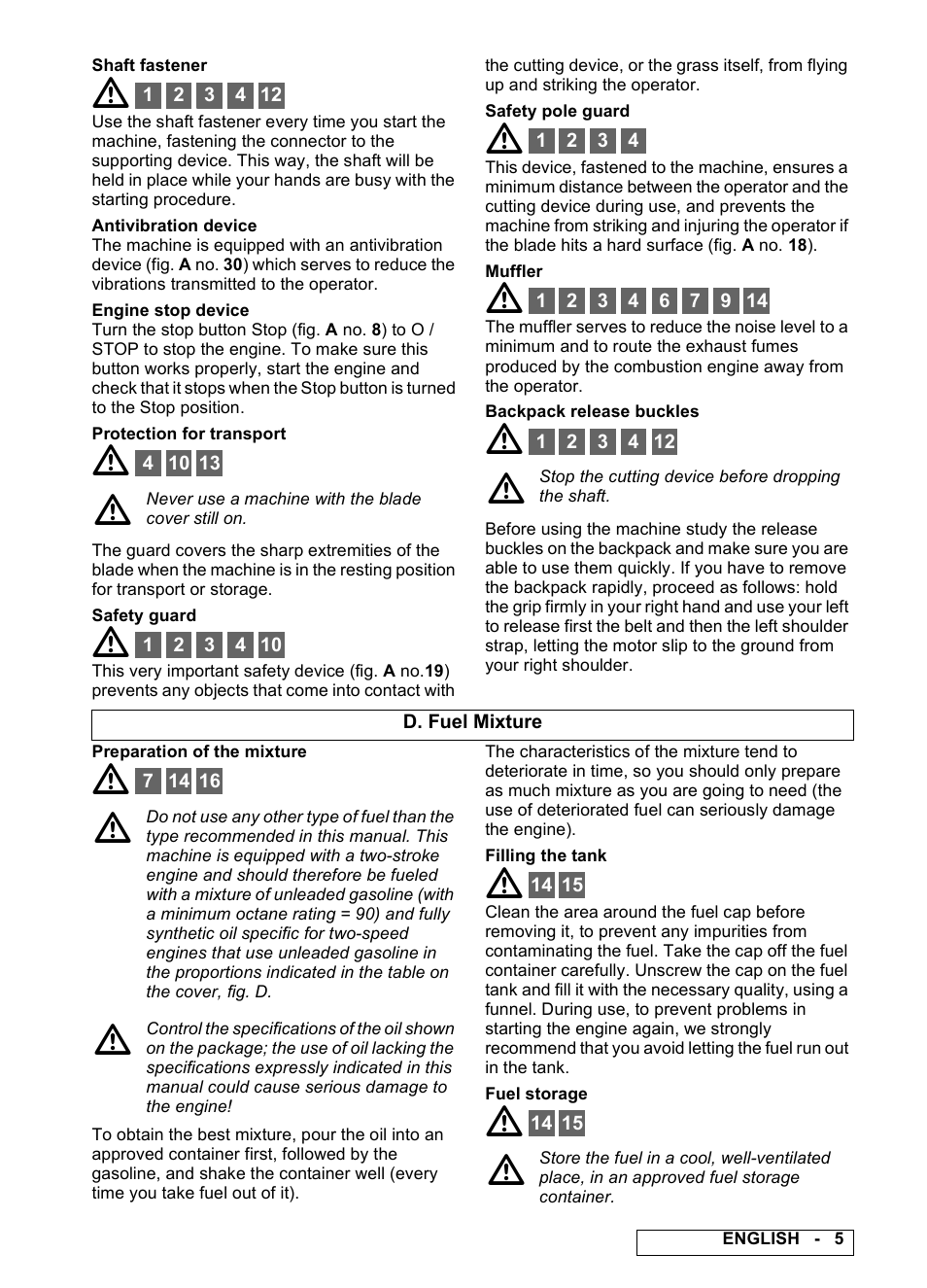 Electrolux B 522X BP User Manual | Page 8 / 13