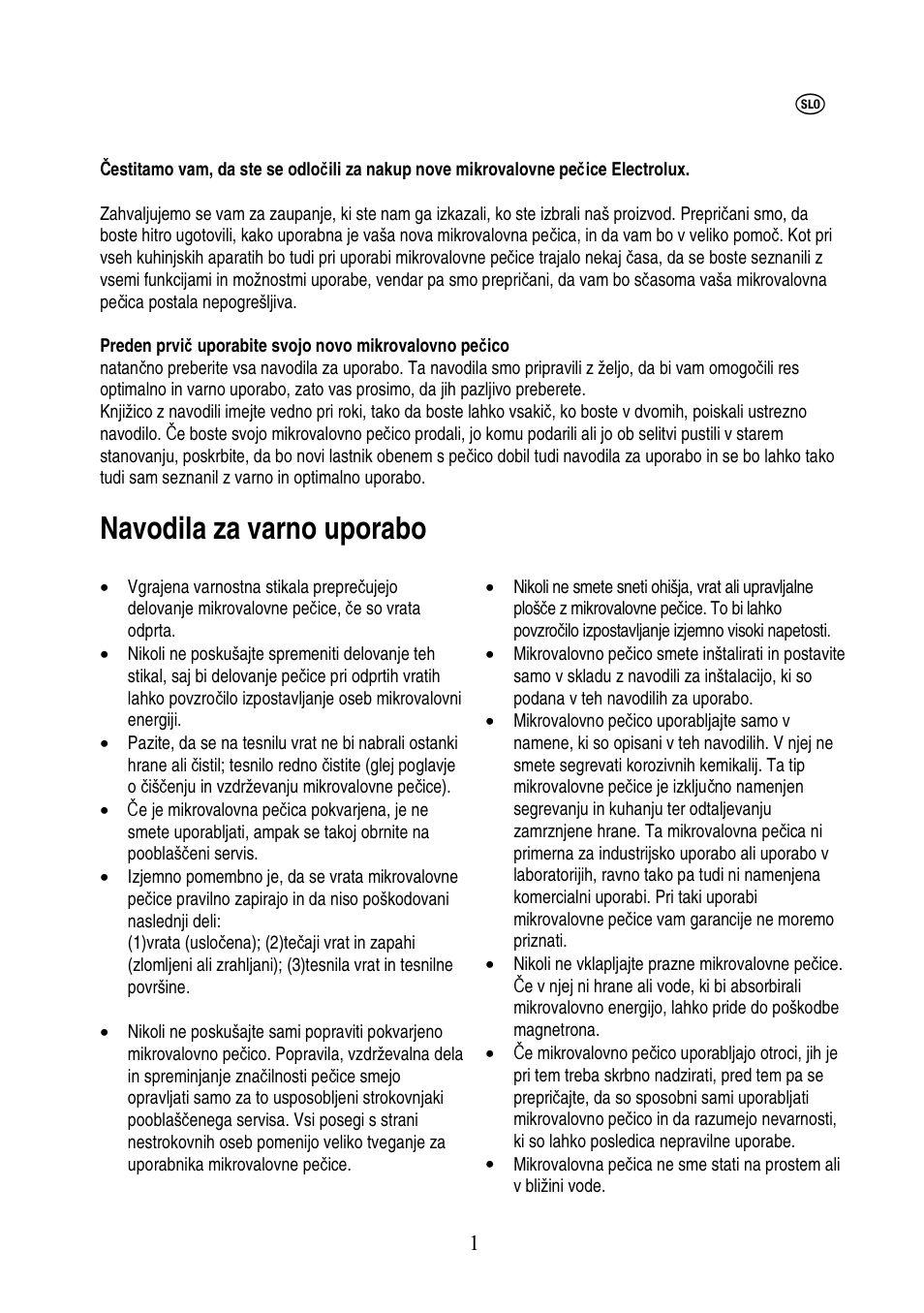 Navodila za varno uporabo | Electrolux EMS20402 User Manual | Page 150 / 284