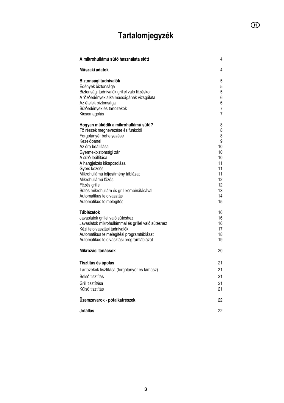 Tartalomjegyzék | Electrolux EMS20402 User Manual | Page 89 / 284