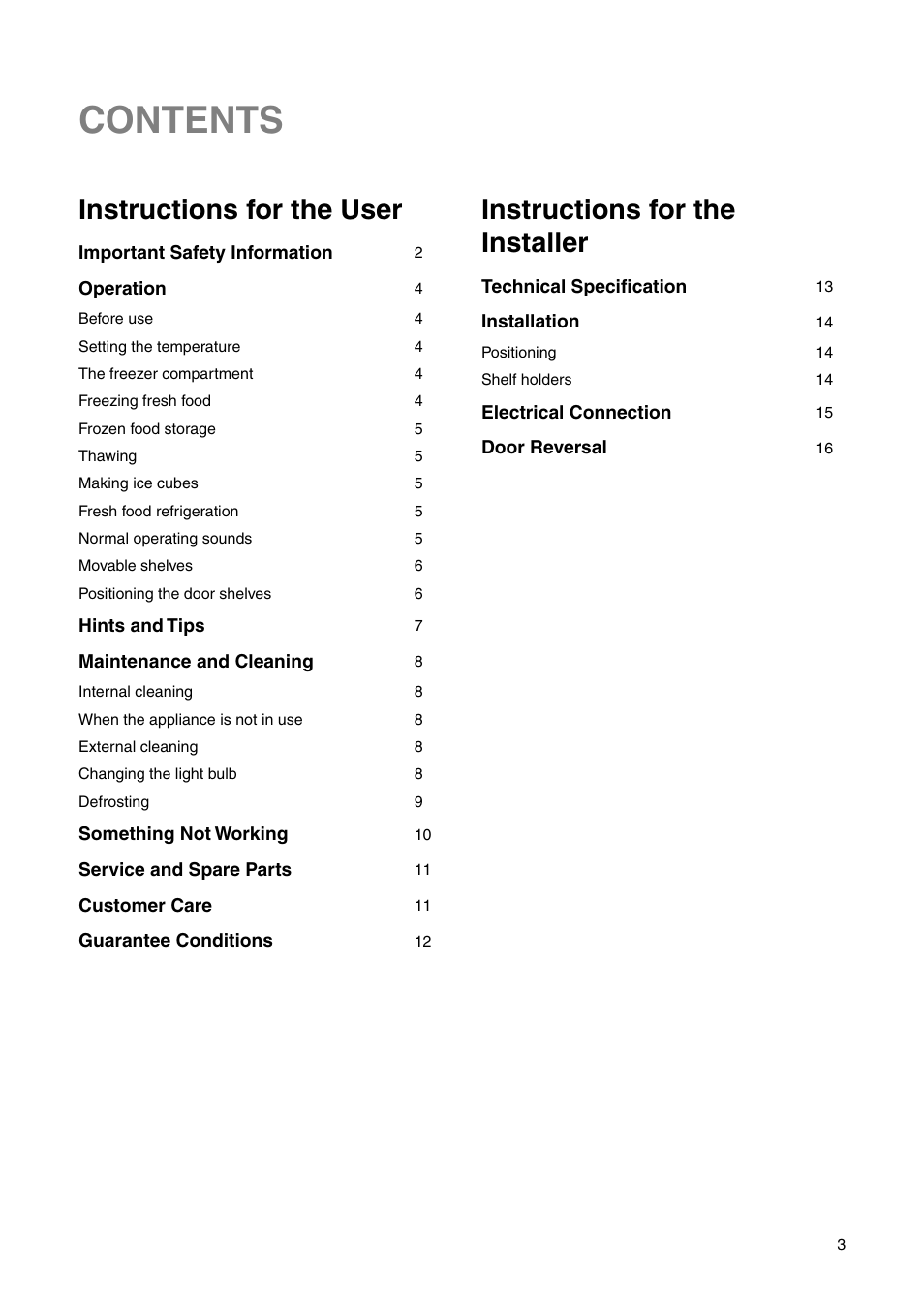 Electrolux ERN 2821 User Manual | Page 3 / 20