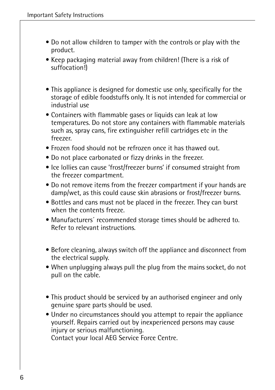 Electrolux 3791-6 KG User Manual | Page 6 / 36